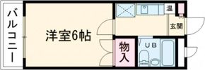 イーストドミトリーⅠの間取り画像
