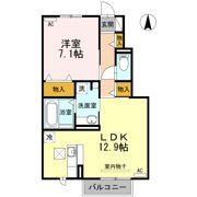 セゾン藏の間取り画像