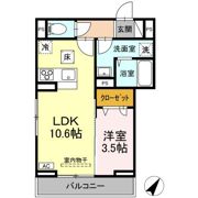 D-residence多治米東Nの間取り画像