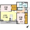 D-roomCⅧの間取り画像