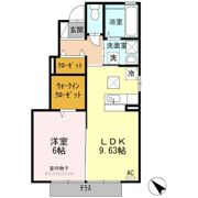 ベルヴィル カメリアⅡの間取り画像