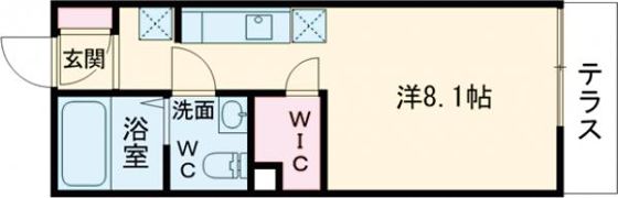 トワスール船越の間取り画像