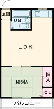 サンハイツいすゞの間取り画像
