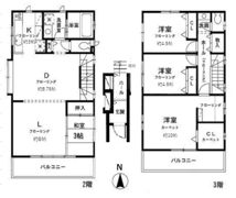 蕨市錦町5丁目住宅の間取り画像