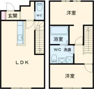 ライツタウン皆瀬の間取り画像