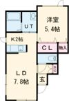 クラフト緑町の間取り画像