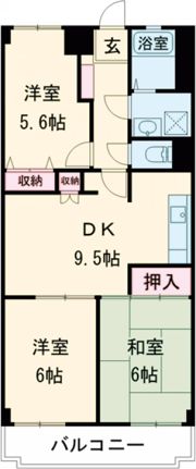 エミネンス矢本の間取り画像