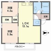 ハイツK2の間取り画像