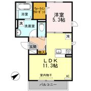 パインハイツ三条通の間取り画像