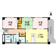 グランディール東山の間取り画像