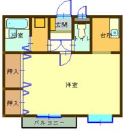 YOU愛パレスの間取り画像