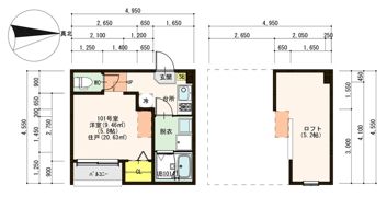 クレインリーベン藤森の間取り画像