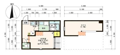 クレインリーベン藤森の間取り画像