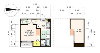 クレインリーベン藤森の間取り画像
