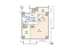 シエリアタワー大阪福島の間取り画像