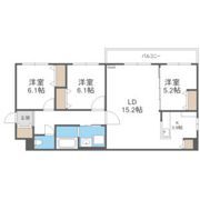Pommeraie北18条(ポムレ北18条)の間取り画像