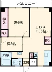 全優マンションの間取り画像