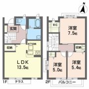 パルモ南光台南の間取り画像