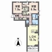 Marcia台原の間取り画像