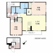 シャン ドゥ フルールの間取り画像