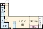 アソシエ中村※FR1か月&初回保証料無料&火災保険料1年分負担キャンペーン中。の間取り画像