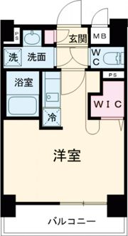 エステシア名駅の間取り画像