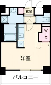 エステシア名駅の間取り画像
