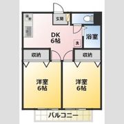 アミティエ西尾A・B(V)の間取り画像