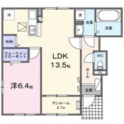 バードハイツの間取り画像