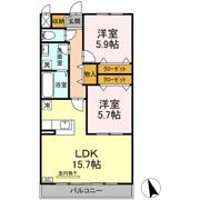 green park okadaの間取り画像