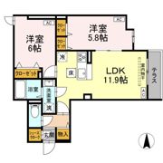 セレスティア中野の間取り画像