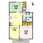 パウゼ・ドゥ・アピス Bの間取り画像