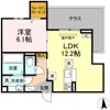 CouR18高宮Eの間取り画像