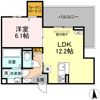 CouR18高宮Eの間取り画像