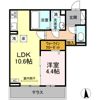 CouR18高宮Wの間取り画像