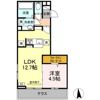 CouR18高宮Wの間取り画像
