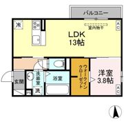 D-Crinum 本田町の間取り画像