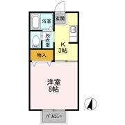 セジュール高畑 Bの間取り画像