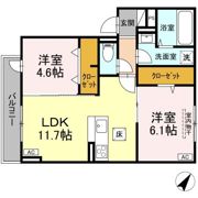 D-residence多治米東Sの間取り画像
