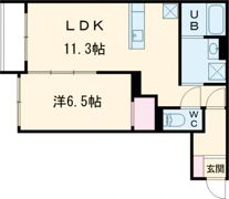 POEM千歳Ⅱの間取り画像