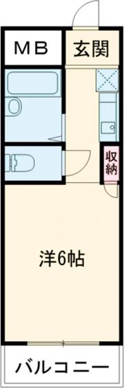 アネックス西村の間取り画像