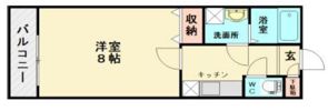 Y’sスクエア菜畑の間取り画像