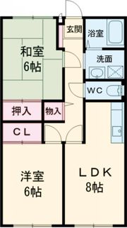プランドールMITANI B棟の間取り画像