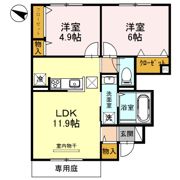 D－room東町の間取り画像
