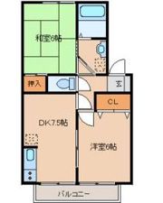 フレンズ高砂Aの間取り画像