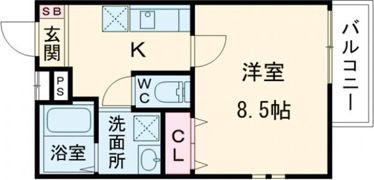 フジパレス堺今池サウスの間取り画像