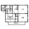 リバーハイツの間取り画像