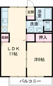 サンモールⅡの間取り画像