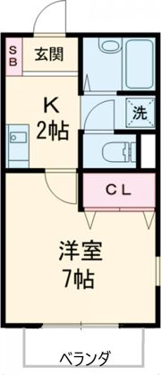 グレイス東磯山の間取り画像