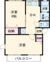 シティハイム ペブルBの間取り画像